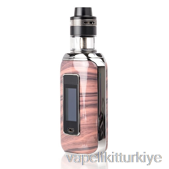 Vape Türkiye Aspire Skystar Revvo 210w Dokunmatik Ekran Başlangıç ​​kiti Ahşap Tahıl